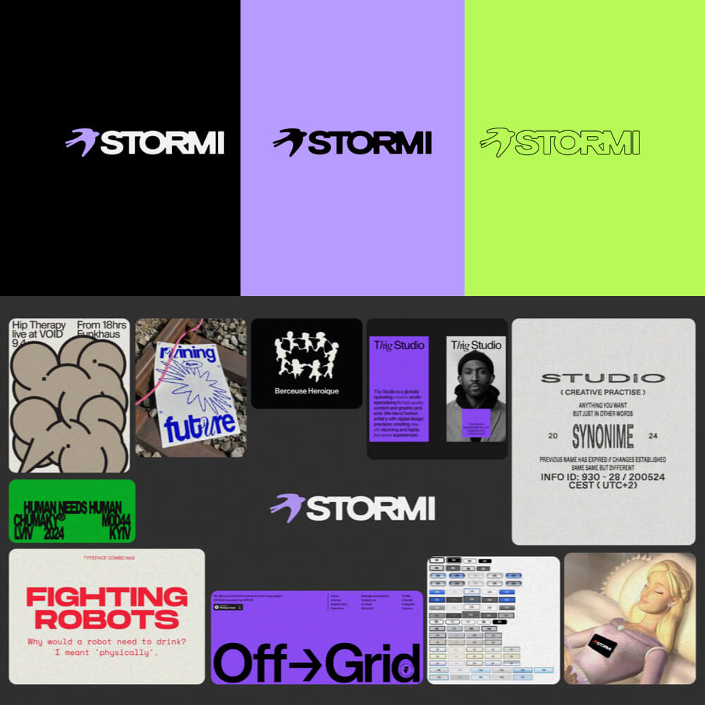 Brand identity x Stormi studio